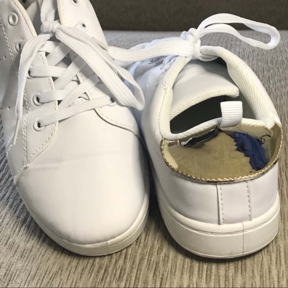 Sole Mates Tennis Shoes w/Gold Detail
